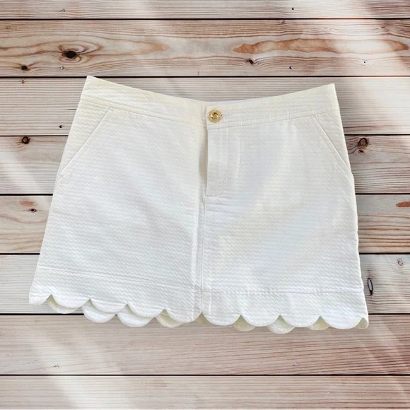 COPY - NWOT*4*Lilly Pulitzer*Colette Scallop Hem Skort - Picture 1 of 5
